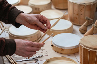 Craftsman Tuning Wooden Percussion Instruments